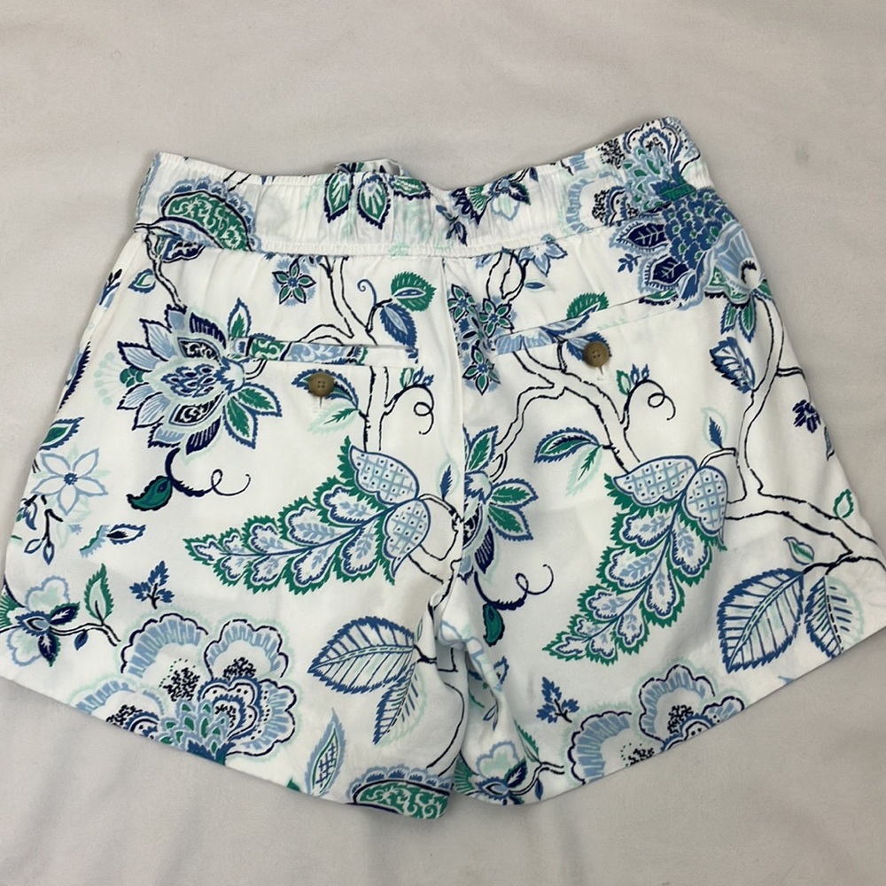 Loft Paisley Floral Print The Front Shorts Women's size 00 - Picture 7 of 8
